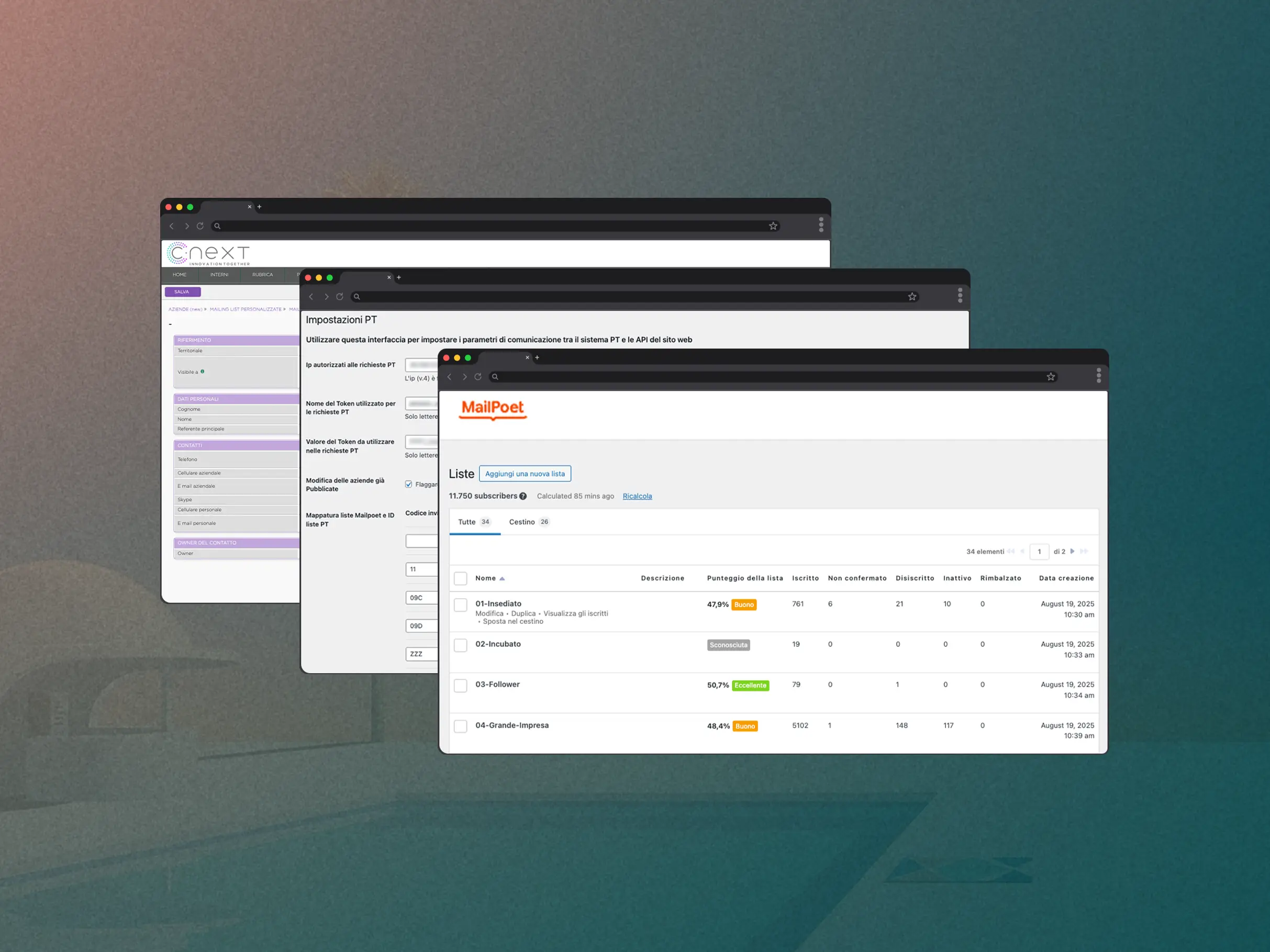 Multi-Hub CRM and DEM Automation